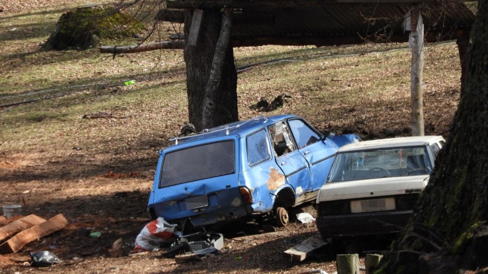 Renault 12 Break celeste, San Martín de los Andes